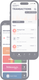 mobile app UX/UI mockups on a smartphone
